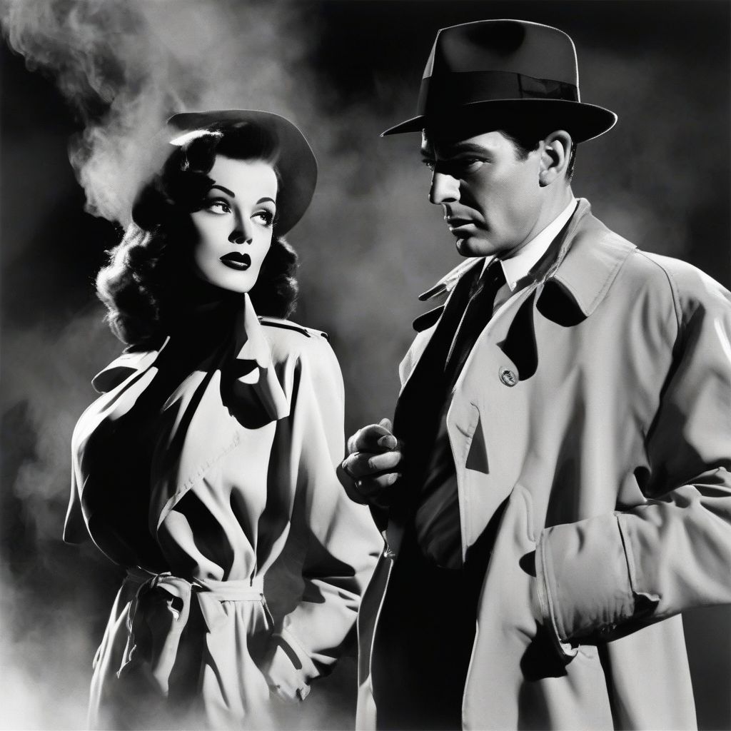 Classic Film Noir Scene